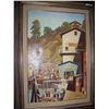 Image 2 : JACK WILSON  "OLSONS BOATS" FRAMED ORIGINAL OIL PAINTING, 1981 39T X 29W