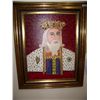 Image 3 : WILLIAM THE DUTCH MASTER" VERDULT ORIGINAL PAINTING ON CANVAS "BEJEWELED KING" 52T X 43W