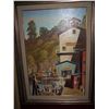 Image 1 : JACK WILSON "OLSONS BOATS" FRAMED ORIGINAL OIL PAINTING, 1981 39T X 29W
