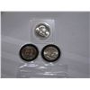 Image 2 : (3X$)_ UNITED STATES FRANKLIN HALVES 1955, 1960 (MINT STATE) & 1963 PROOF