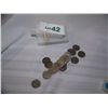 Image 1 : LOT OF (3) PARTIAL ROLLS OF BUFFALO NICKELS TOTAL OF 69 COINS 1935, 1936 & 1937