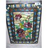 Image 1 : GORGEOUS STAINED GLASS FRAMED WALL HANGING, FROM THE NORBEAR A'LEMAN 'S COLLECTION