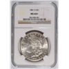 Image 1 : 1881-S MORGAN SILVER DOLLAR, NGC MS-64+  BLAST WHITE!