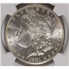 Image 2 : 1881-S MORGAN SILVER DOLLAR, NGC MS-64+  BLAST WHITE!