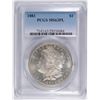 Image 1 : 1883 MORGAN SILVER DOLLAR, PCGS MS-63 PL  WHITE!!