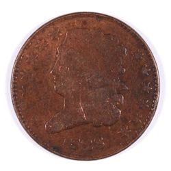 1828 HALF CENT (13 STARS) VG