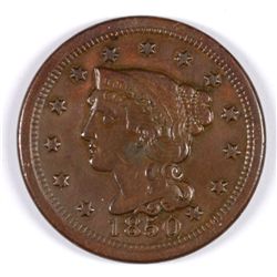1850 LARGE CENT XF-45