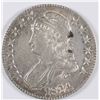 Image 1 : 1824 BUST HALF DOLLAR, O-108 A  AU-55 WHITE!