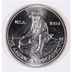 1984 1ozt Silver Engelhard Prospector