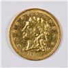 Image 1 : 1836 $2.5 GOLD LIBERTY AU-55 (SCRIPT 8)