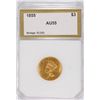 Image 1 : 1855 $3 GOLD PCI AU-55