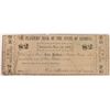 Image 1 : 1862 $2 Planters Bank of Georgia Note