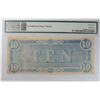 Image 2 : 1864 $10 CONFEDERATE STATES OF AMERICA PMG 63 EPQ