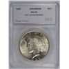 Image 1 : 1922 PEACE DOLLAR SEGS MS-63 (DDR)