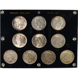 PEACE DOLLAR DATE SET