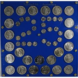 25TH ANNIVERSARY SET (25 BU $, 25 BU DIMES) NICE SET MUST SEE