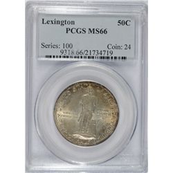 1925 Lexington Commen Half Dollar PCGS MS-66