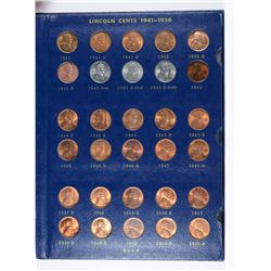 #2 LINCOLN CENT W/WHITMAN ALBUM CH BU