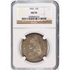 Image 1 : 1834 BUST HALF DOLLAR, NGC AU-55  NICE LUSTRE!
