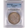 Image 1 : 1878 7/8 TF MORGAN SILVER DOLLAR, PCGS MS-65 "STRONG" SPECTACULAR RAINBOW COLORS