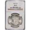 Image 1 : 1878-S MORGAN SILVER DOLLAR, NGC MS-63  WHITE