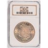 Image 1 : 1879-S MORGAN SILVER DOLLAR, NGC MS-65 GEM, GOLD COLORS OBVERSE, REVERSE WHITE