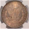 Image 3 : 1883 MORGAN SILVER DOLLAR, NGC MS-65 COLOR!