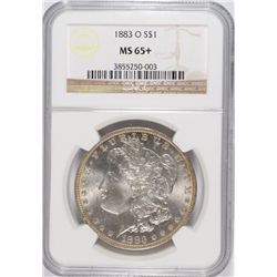 1883-O MORGAN SILVER DOLLAR, NGC MS-65+  BLAST WHITE!!  SUPER