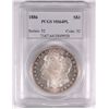 Image 1 : 1886 MORGAN SILVER DOLLAR, PCGS MS-64 PL  WHITE AND NICE!