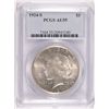 Image 1 : 1924-S PEACE SILVER DOLLAR, PCGS AU-55   WHITE