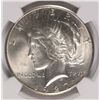 Image 2 : 1927 PEACE SILVER DOLLAR, NGC MS-64 BLAST WHITE!!!