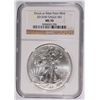 Image 1 : 2013 ( W ) AMERICAN SILVER EAGLE, NGC MS-70  BROWN LABEL