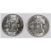 Image 2 : ( 2 ) 1953 FRANKLIN HALF DOLLARS, BU