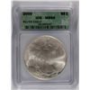 2000 SILVER AMERICAN EAGLE ICG MS-69