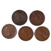 (5) LARGE CENTS (17, 18, 53, 56, 57)