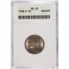 1938-S JEFFERSON NICKEL ANACS MS-65