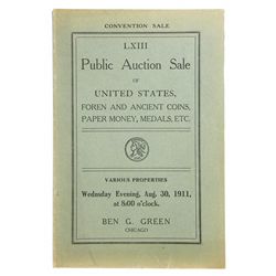 THE 1911 ANA CONVENTION SALE