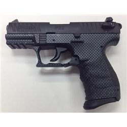 WALTHER 5120324 P22 22LR CARBON-FIBER 3.4" 1-10 ROUND-L