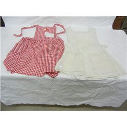 2 Vintage Aprons