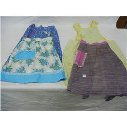 4 Vintage Aprons