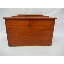 Wood Box with Decorative Lid