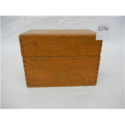 Dovetailed Wood Recipe Box