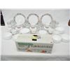 Image 4 : Set of Corelle Dishes 12 dinner plates, 10 salad Plates, 7 soup bowls, 8 cups & saucers, 8 dessert b