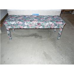 Bedroom Floral Bench