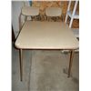 Image 1 : Card Table & 4 Chairs