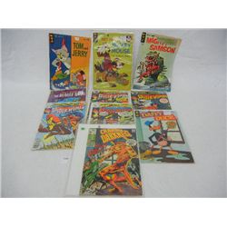 10-Misc. Comic Books, Walt Disney Mickey Mouse, Tom & Jerry, Daffey Duck, Spiderwoman, Disney The Be