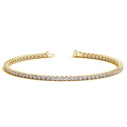 14K Yellow Gold Round Diamond Tennis Bracelet (2 ct. tw.)