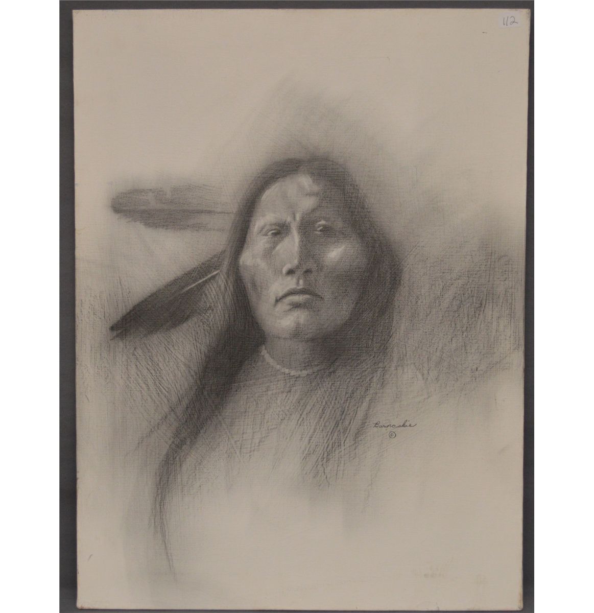 ORIGINAL CHARCOAL PAINTING