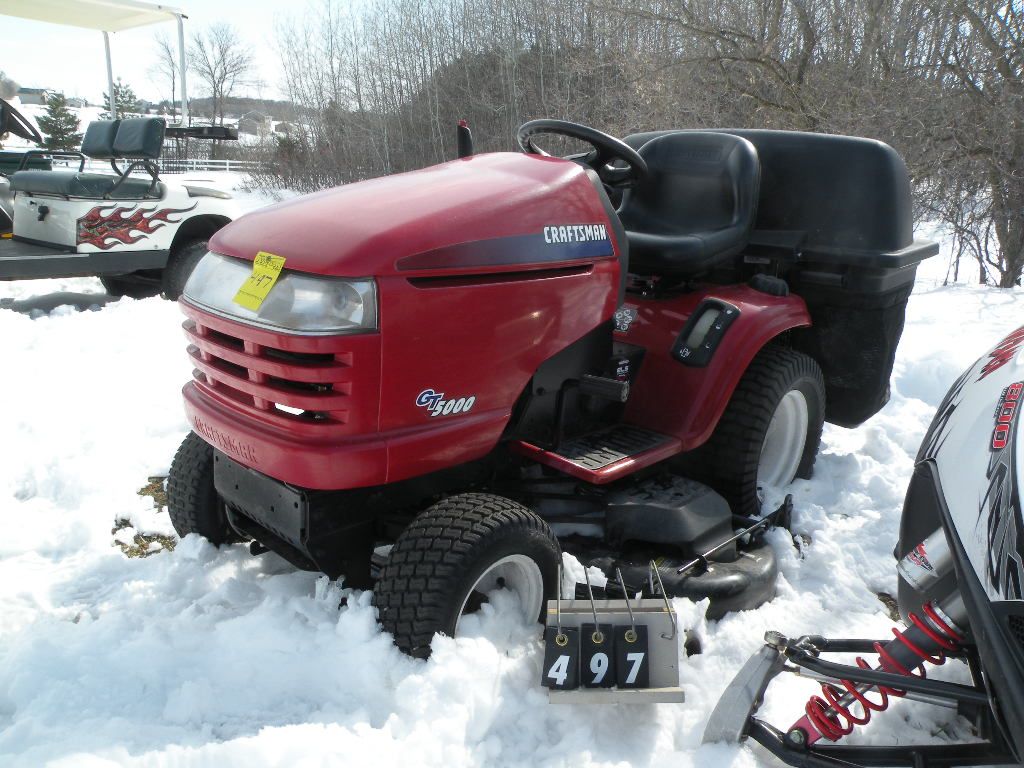 Craftsman GT 5000 W/54" deck