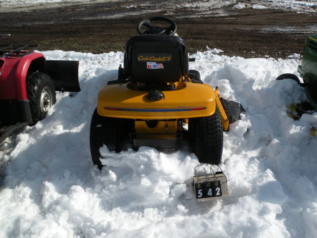 Cub Cadet 2206 SNunable to verify vin